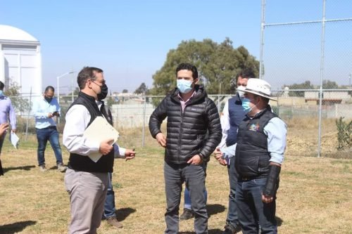 Edil de Tenango del Aire y el Secretario de Obra Pública del Edomex