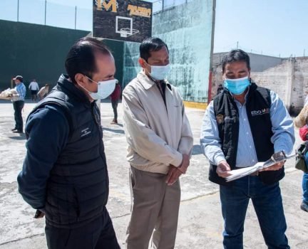 Autoridades de Chalco recorren inmueble donde se iniciará la rehabilitación del Parque Huexoculco