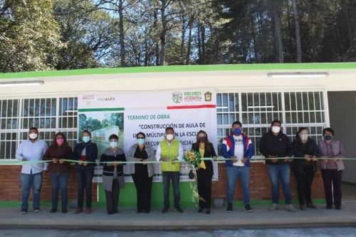Gobierno de Amecameca inaugura dos obras más en escuelas