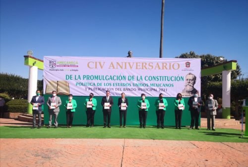 Conmemora Amecameca el CIV Aniversario de Promulgación de la Constitución Política de los Estado Unidos Mexicanos