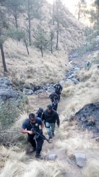 Continúa operativo de búsqueda de joven perdido en las faldas del Iztaccíhuatl