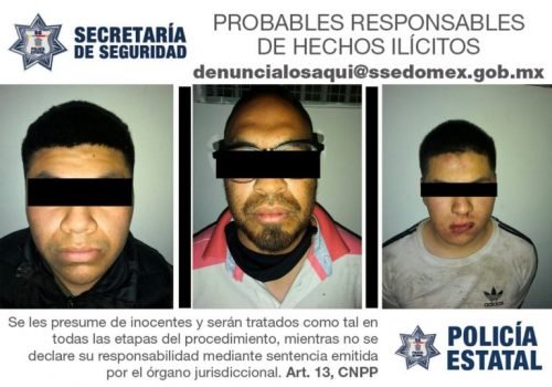 Tras persecución detienen a presuntos asaltantes de tienda departamental en Ixtapaluca
