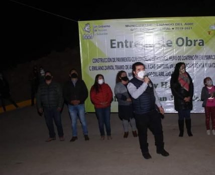 Gobierno municipal de Tenango del Aire continúa entregando obras en diferentes puntos de la localidad
