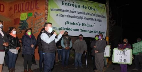 Mejores vialidades y seguridad para los transeúntes en Tenango del Aire