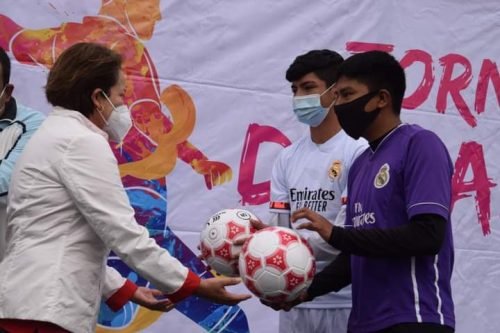 En Ixtapaluca inauguran torneos de barrios