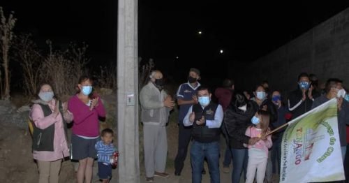 Entregan obras en delegaciones de Tenango del Aire