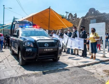 Entregan patrullas para Tezompa y Ayotzingo en Chalco