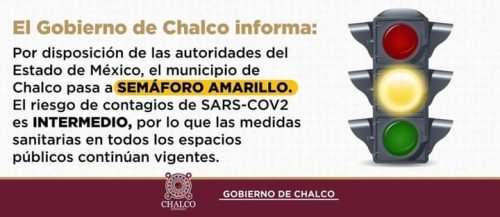 Gobierno de Chalco exhorta a la ciudadanía a no bajar la guardia