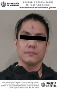Detienen a sujeto presunto responsable de robo con violencia en Chalco