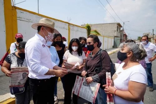 Miguel Gutiérrez da inicio a su campaña proselitista