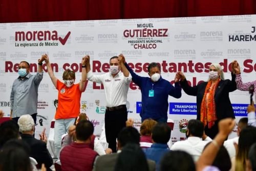 Miguel Gutiérrez Morales realizó una reunión con representantes de sectores y líderes sociales de Chalco