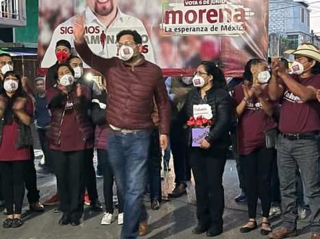 Valentín Martínez Castillo visitó el barrio de San Bartolo