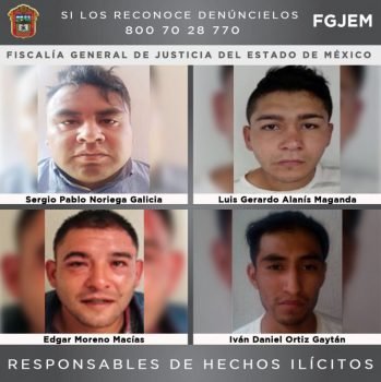 Condenan a cuatro sujetos por diversos homicidios