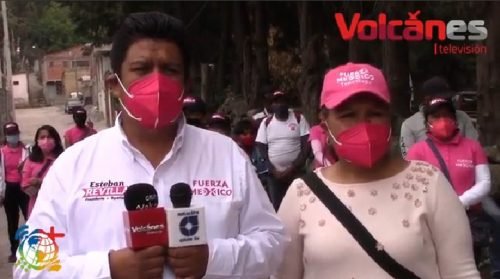 Seguridad, gestión y apoyo para el campo; Esteban Revilla candidato por el partido Fuerza por México en Tepetlixpa