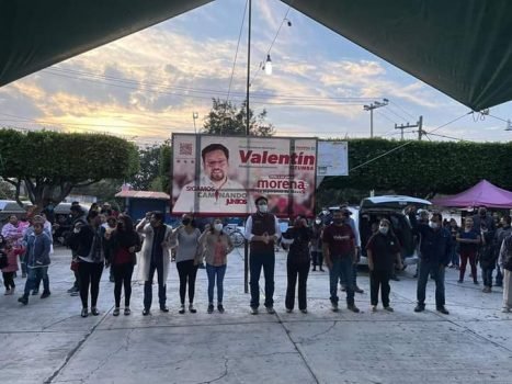 Valentín Martínez Castillo visitó la delegación de Santiago Mamalhuazuca