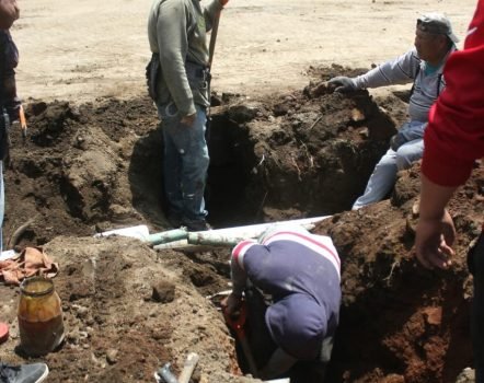 OPDAPAS Ixtapaluca repara socavón de 10 metros