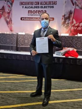 Miguel Gutiérrez Morales asistió al encuentro de alcaldesas y alcaldes electos de Morena