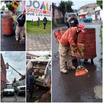 En Ozumba realizan trabajos de mantenimiento en distintos puntos del municipio