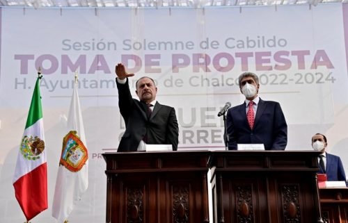 Con el respaldo de más de 12 mil personas, Miguel Gutiérrez toma protesta como Presidente Municipal de Chalco