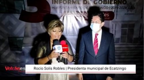 Realizan Tercer Informe de Gobierno en Ecatzingo