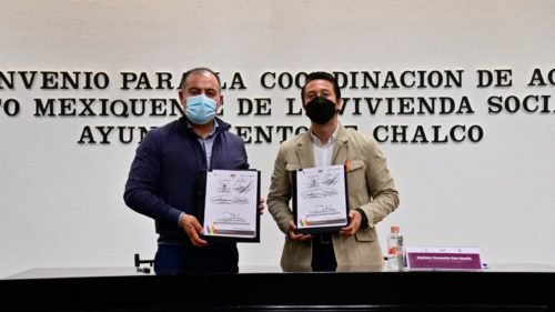 Gobierno de Chalco firma convenio con IMEVIS