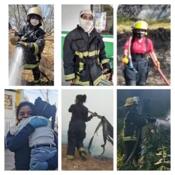 Mujeres de Protección Civil y Bomberos de Amecamec son referente de valor aún en los riesgos