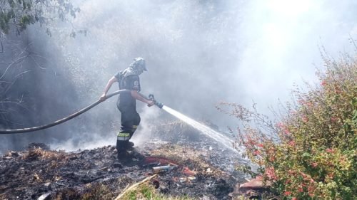 Controlan incendio en zona boscosa de Amecameca, amenazaba con alcanzar viviendas