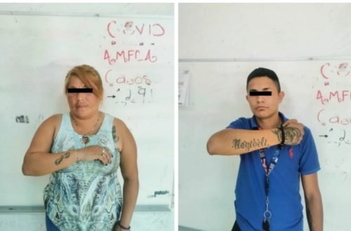 Detienen a pareja de presuntos carteristas en Amecameca