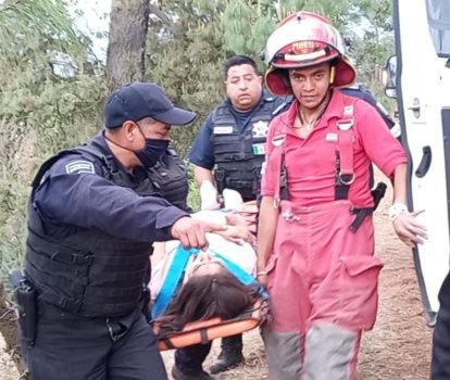 Terminan al fondo de un barranco en Amecameca