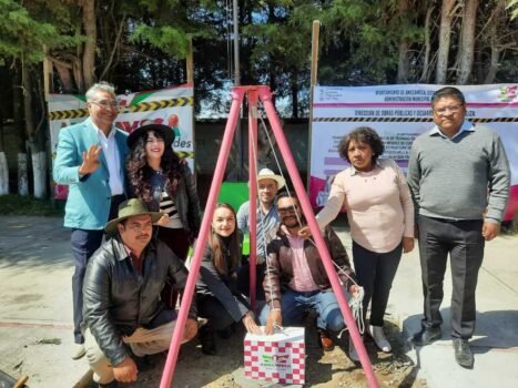 Con resultados firmes la dra. Ivette Topete, inicia dos obras más en escuelas de Amecameca.