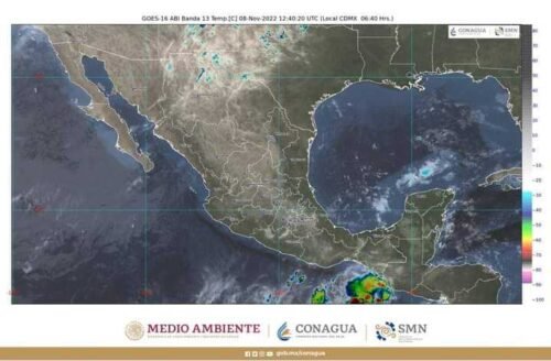 Chiapas, Veracruz, Baja California y Oaxaca con lluvias muy fuertes