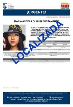 FGJCDMX informa que fue localizada adolescente vista por última vez en indios verdes