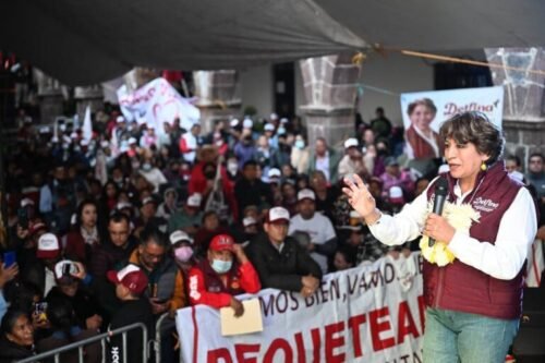 Los conservadores olvidaron al pueblo 100 años y ahora quieren escucharlo, ya es muy tarde: Delfina Gómez