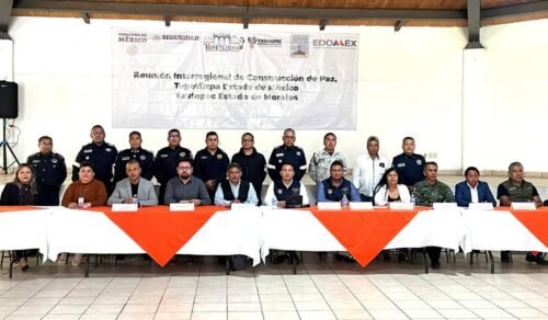 Realizan la primera Reunión Interregional de Construcción de Paz, entre los municipios limítrofes del Estado de México y Morelos