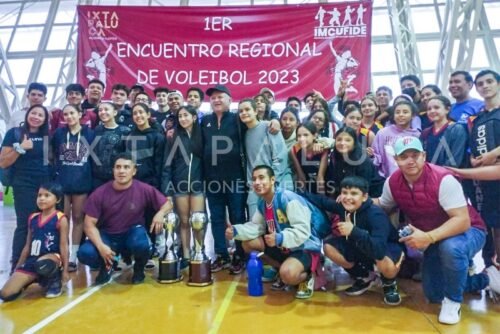 Se realiza encuentro regional de voleibol en Ixtapaluca