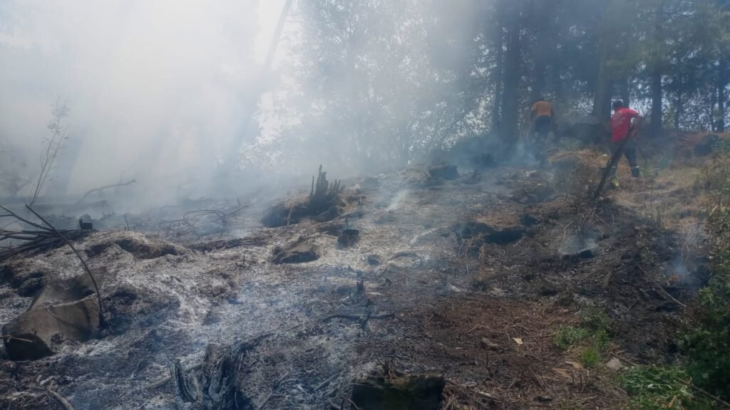 Incendio en Ecatzingo