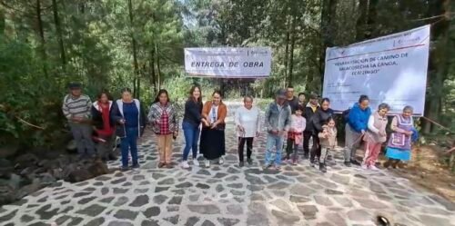 Ecatzingo Celebra la Inauguración del Rehabilitado Camino Sacacosecha La Canoa